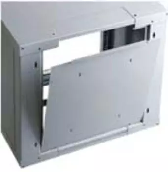 Schneider Electric Actassi OPB Box R&uuml;ckwand 6HE, Stahl, Grau (NSYOPB6UTPN)