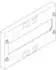 ABN FAG21N Abdeckplatte 500x150mm 2FB/1RE geschlossen (FAG21N)