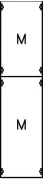 Striebel & John 1M3A Montageplatten-Modul 7RE/BH3, 1 FB, EDF-Profil (2CPX037643R9999)