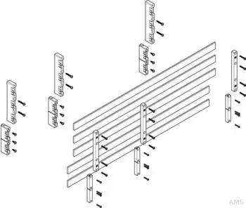 ABN Sammelschienen-Modul flach 3FB/3RE 60mm, CU 30x5mm, 5-polig (MFSC33645)