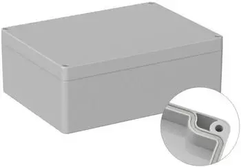 TRU Components TC-9065640 Industrie-Geh&auml;use 200 x 150 x 75 ABS Lichtgrau (RAL 7035) 1St.