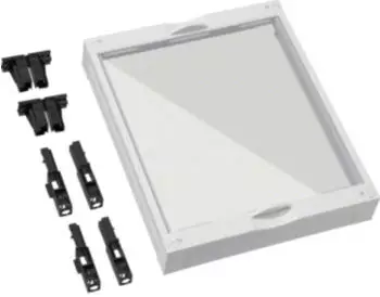 Hager universN Ber&uuml;hrungsschutzabdeckung transparent 300x250mm (UC21BAKL)