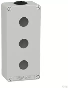 Schneider Electric XAP Leergeh&auml;use Metall grau 3x22mm (XAPD3203)