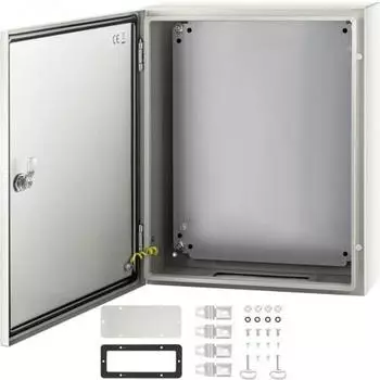 VEVOR NEMA 4X Schaltkasten Kohlenstoffstahl 50x40x15cm IP66 (ST4 515)