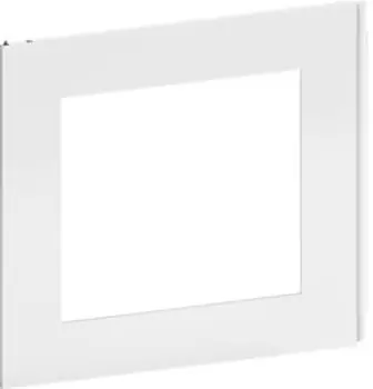 Hager FZ150N T&uuml;r f&uuml;r Schrank 4-feldig links transparent reinwei&szlig; 500 mm