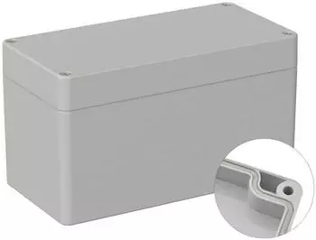 TRU Components TC-9065668 Industrie-Geh&auml;use 160 x 80 x 90 ABS Lichtgrau (RAL