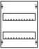 Striebel & John MBG412 Reiheneinbaugeräte-Modul 2RE/1FB, 150mm Reihenabstand (2CPX041654R9999)