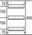 Striebel & John AS213 Abdeckung mit Schlitz 450x250mm (2CPX062834R9999)