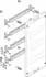 ABN MF1410 Prisma XS-Modul flach 250x450mm Klemmen waagerecht schutzisoliert (MF1410)