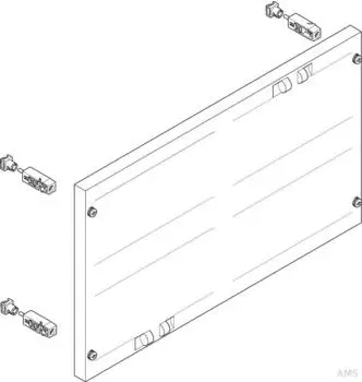 ABN ESPRO-Modul flach, leer, 500x300mm (MF2270)