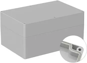 TRU Components Industrie-Geh&auml;use 240,3x160,3x120mm ABS lichtgrau (RAL 7035) (TC-9065700)
