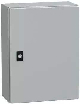 Schneider Electric Spacial CRN Wandgeh&auml;use glatte T&uuml;r ohne Montageplatte 400x300x150mm IP66 (NSYCRN43150)