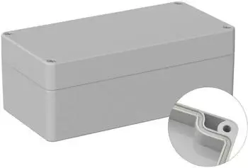 TRU Components Outdoor-Gehäuse 160x80x60mm Polycarbonat grau (RAL 7035) (TC-9065468)