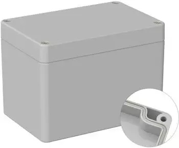 TRU Components Outdoor-Gehäuse 120x80x85mm Polycarbonat lichtgrau RAL 7035 (TC-9065500)