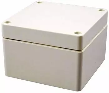 Hammond Wasserdichtes Geh&auml;use ABS 120x120x60mm grau (RAL 7035) (1554NGY)