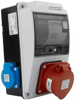 Doktorvolt Wandverteiler XS 16A 2x230V IP44 (DV-5114-D)