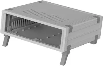 Bopla UM 52011 L-SET Pultgeh&auml;use ABS 224,3x198,9x72,4mm hellgrau/achatgrau (55520010.MT1)