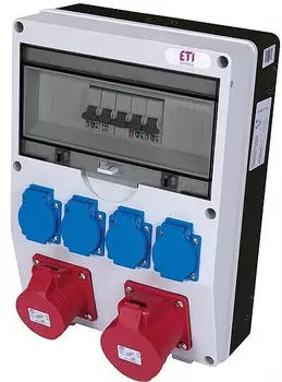 ETI Wandverteiler WV 2/4 Mod. 3, grau (351002100)