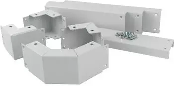 Eaton Standsockel Eckfeld 200x850x850mm, grau (XAP020808C)