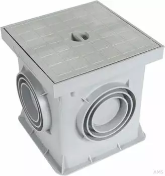 Dehn UFTSK 197X197X204 K UF-Trennstellenkasten Kunststoff, ohne Trennstelle, grau (549051)