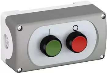 ABB MEP2-1001 Gehäusekombination 2-fach, rot Beschriftung I, grün 1 Schließer (1SFA611812R1001)