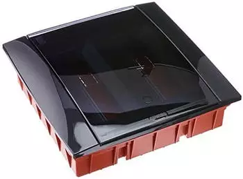 Gewiss Unterputz-Verteiler 24 Module, schwarz (GW40233TN)