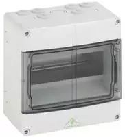 Spelsberg Sicherungskasten AK 09, wasserdicht IP65 f&uuml;r au&szlig;en, 9 Module, 1-reihig,