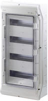 Hager VE412PN, Hager Kleinverteiler VE412PN | Aufputz-Verteiler IP65 | 4x12 Module 