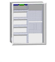 Hager Feldverteiler Fwu42k3 Up 48ple+multimedia Ip30 Skii