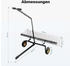 Wiltec Rasentraktor Rechen 148 cm