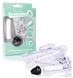 Screaming O Vibrating Panty Set blanc