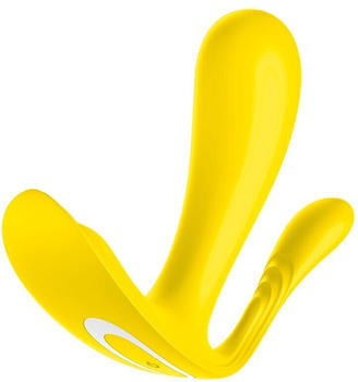 Satisfyer Top Secret+ Wearable Vibrator 11 cm - yellow