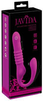 JAVIDA - Sto&szlig;-Vibrator mit Klitoris-Stimulationsarm 1 St