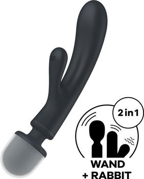 Satisfyer Triple Lover black