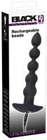 Black Velvets Analkugelstrang Rechargeable Beads mit 7 Vibrationsmodi - kabellos &