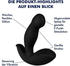 E.I.S. Silicone Prostata-Vibrator 12cm black