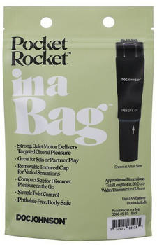 Doc Johnson Pocket Rocket mini Vibrator black