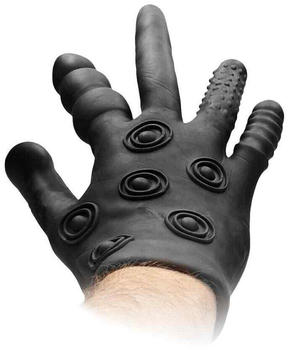 Fist It Silicone Stimulation Glove Black