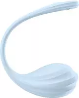 Satisfyer Smooth Petal - App-gesteuertes Vibrations-Ei (blau)