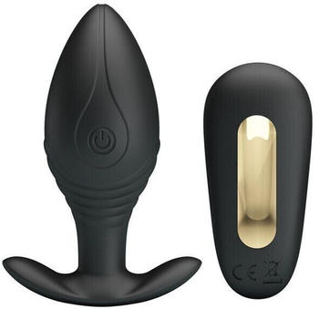 Pretty Love Royal Remote Anal Plug 390 g black/gold