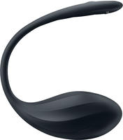 Satisfyer Ribbed Petal Connect App Vibrationsei Black 23 cm, Grundpreis: &euro;