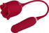 E.I.S. 2in1 rosenförmiger Auflegevibrator rot