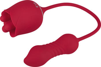 E.I.S. Rosenförmiger Vibrator mit Bullet rot