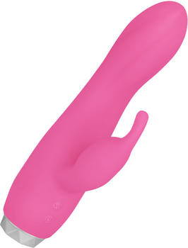E.I.S. Gebogener Rabbitvibrator 17,5 cm pink