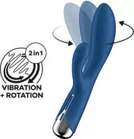 Satisfyer Spinning Rabbit 1 Rotating Shaft Vibrator mit Klitoris-Stimulator...