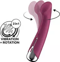 Satisfyer Spinning G-Spot 1 - Rotierender G-Punkt-Vibrator (rot)