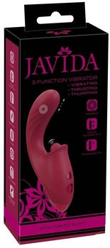 You2Toys Javida 3 Function Thrusting Vibrator wine red You2Toys Javida 3 Function Thrusting Vibrator wine red
