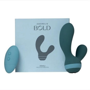 Amorelie BOLD Denali Prostate Vibrator Blue