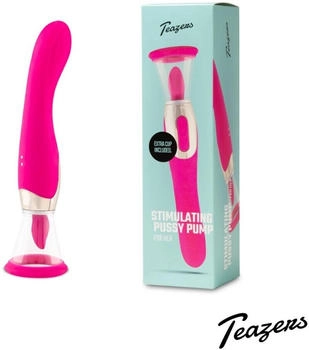Teazers Pleasure Pump mit G-Punkt-Vibrator - Rosa