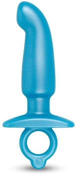 b-Vibe hoher Plug Blau 3,1 cm